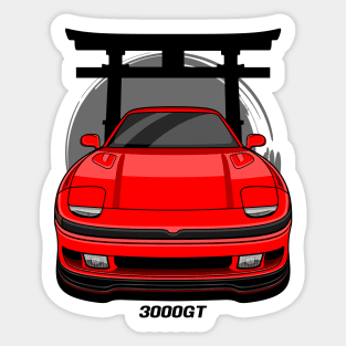 Red 3KGT Sticker